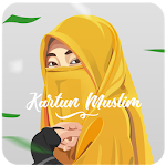 Cover Image of ダウンロード DP Kartun Muslimah 1.0 APK