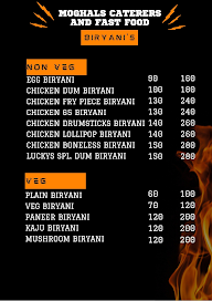 Moghals Caterers and Fast Food menu 2