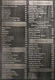 Hotel Trihari menu 1