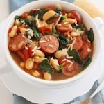 Smoked Sausage, Spinach and White Bean Soup was pinched from <a href="http://www.thecomfortofcooking.com/2014/01/easy-smoked-sausage-spinach-and-white-bean-soup.html" target="_blank">www.thecomfortofcooking.com.</a>