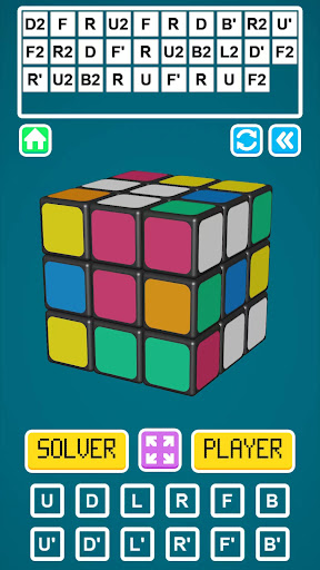 Screenshot Magic Cube Solver