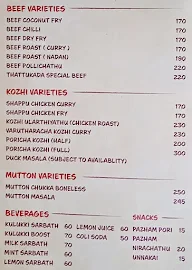 Adaminde Thattukada menu 7