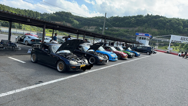 カプチーノのタクミオイル走行会・日光サーキット・カプチーノドリフト・ジャッキアップポイント自作・フロントサブフレーム自作に関するカスタム事例の投稿画像6枚目