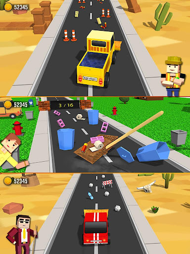 Street Cleaner - Garbage Collector Game