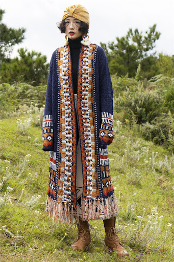 Title 6, Medium Length Sweater Loose Knit Jacket