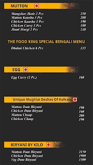 The Food King menu 6