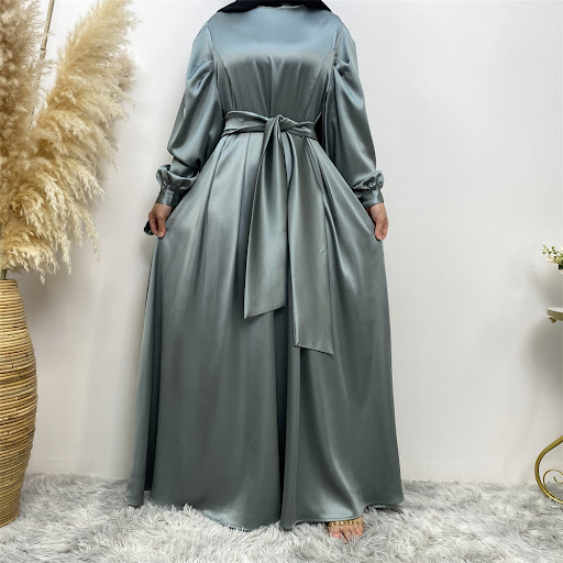 Title 9, Thick Satin Lace Up Sleeves Elegant Dress for s...