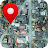 GPS Satellite & Earth Map icon