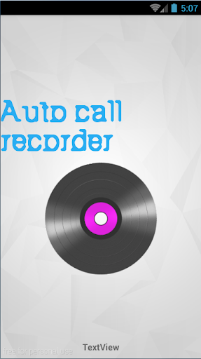 Automatic call recorder HD