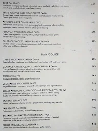 Amour Bistro menu 2