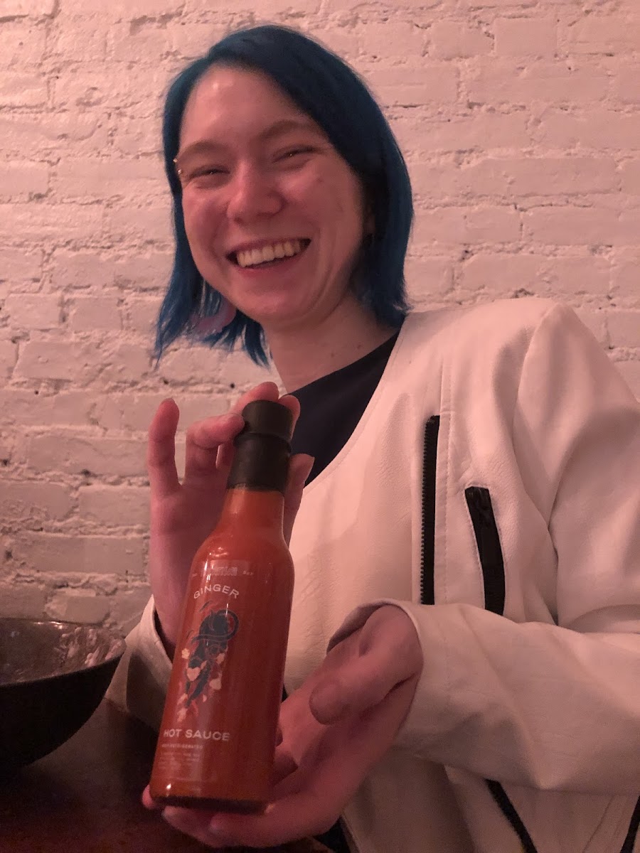 Their hot sauce is really good