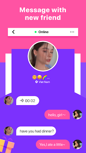 Screenshot PeachU: Video chat with friend