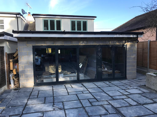 5 section Aluminium bi folds