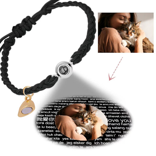 Title 9, Braided Rope Couple Bracelet Magnet
