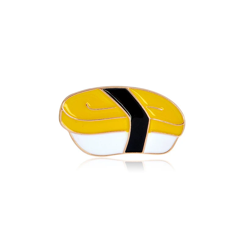 Title 4, Cute Alloy Brooch in Bento Shape. A charming ac...