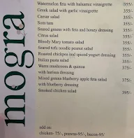 Mogra Multicuisine Restaurant menu 4