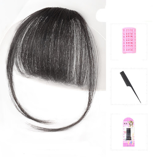 Title 20, French 3D Air Bangs Wig Female Character Natura...