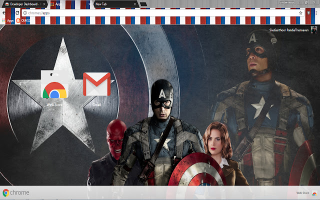 Captain America Super Soldier chrome extension