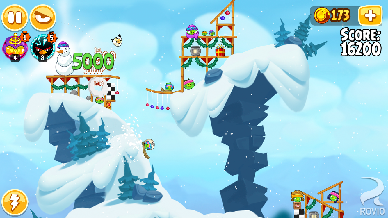  Angry Birds Seasons: captura de tela 