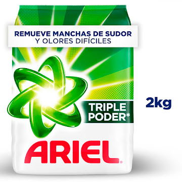 Detergente en Polvo Ariel Triple Poder x 2kg  