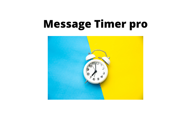 Message Timer pro Preview image 3