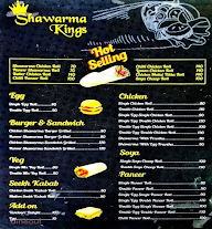 Shawarma Kings menu 1