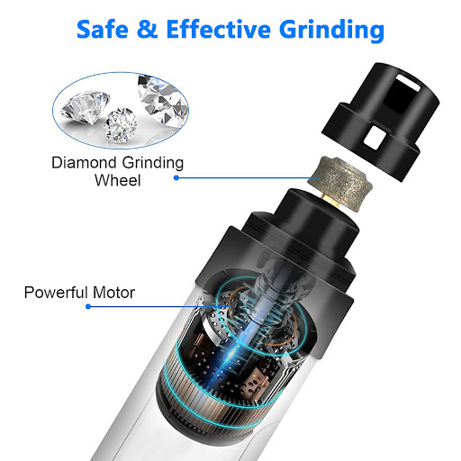 Title 7, Electric Dog Nail Clippers Grinder Rechargeable...