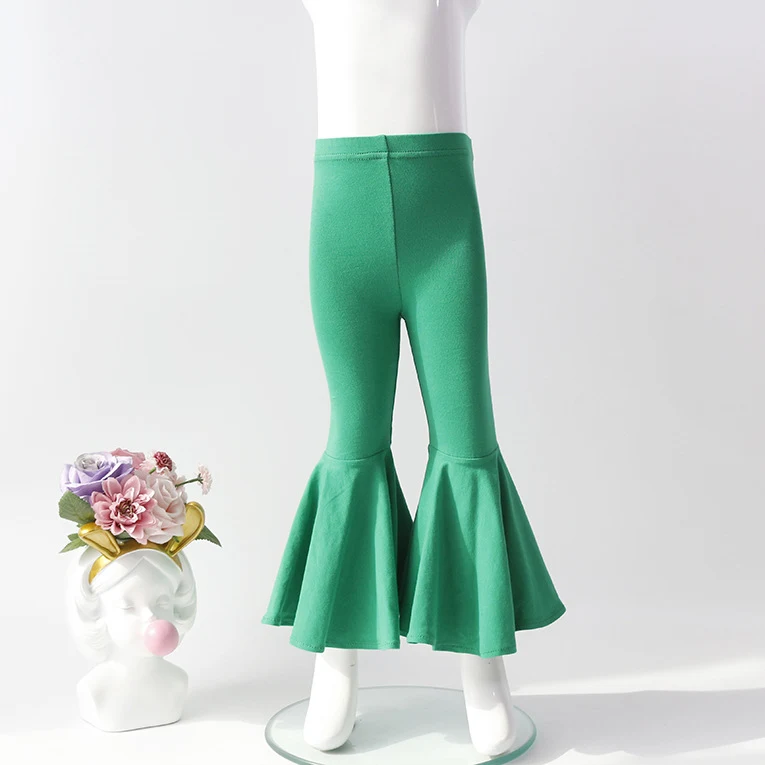 Kinder Oversized Flared Broek met Stretch Katoenen Rand, Perfect voor Spelen en Bewegen. Bestel Vandaag!