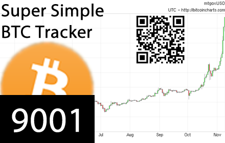 Super Simple BTC Tracker Preview image 0