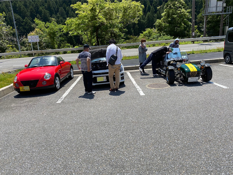 カプチーノのともちんさんコペン・ばちんさんコペン・藤橋城 ・藤橋道の駅・徳山ダムに関するカスタム事例の投稿画像10枚目