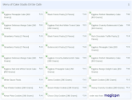 Cake Studio Dil Se Cafe menu 1