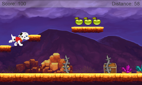 Android application Volcano Rescue Run screenshort