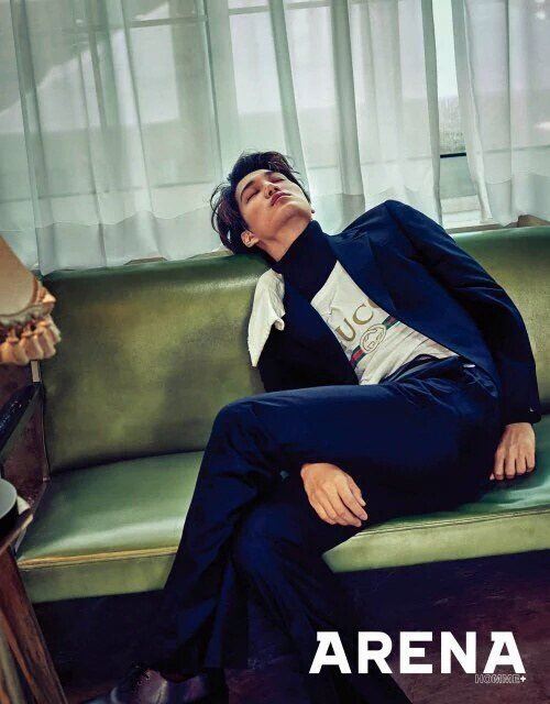 EXO's Kai Poses for "Arena Homee" Magazine / Image Source: YES24