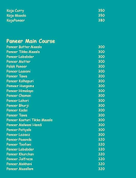 Krishna Chaitanya menu 8