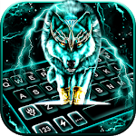 Cover Image of Download Thunder Neon Wolf Keyboard Theme 1.0 APK