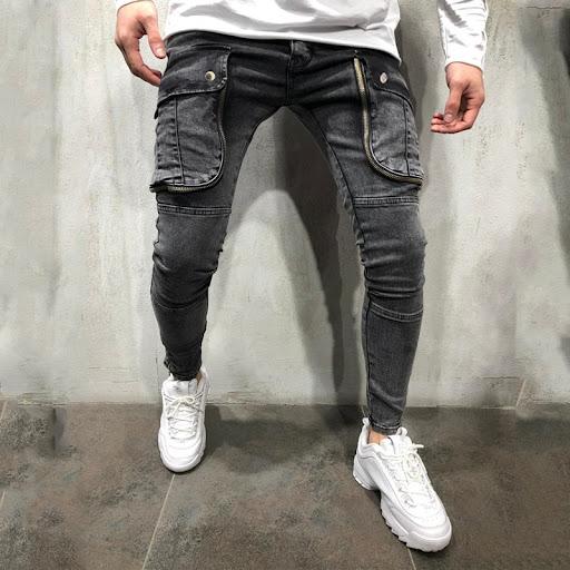 Title 7, Schoolbag Washed Ripped Jeans Plus Size Casual ...