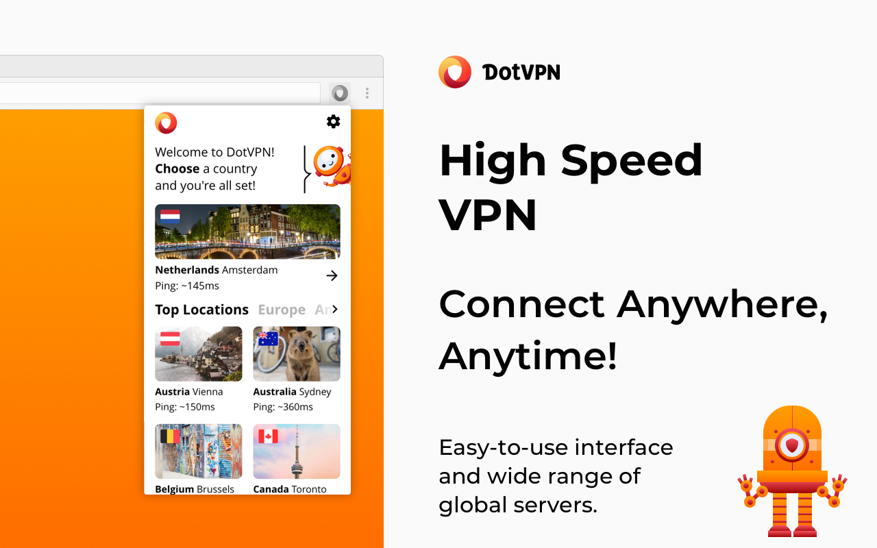 DotVPN — Unlock the Web with VPN for Chrome Preview image 4
