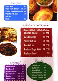 Aditya Kulcha Express menu 1