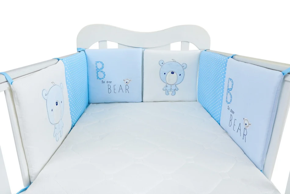 Baby Bedding Set with Safety Fence, Children's Bed Protection, and Backrest to Create a Safe, Comfortable, and Secure Sl