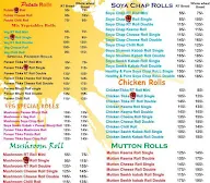 Rolls Tiger menu 1