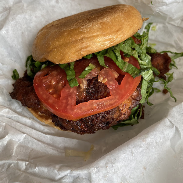 Fried chicken sandwich