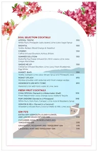 Soul Mykonos menu 1