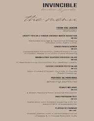 Invincible Boudoir And Jardin menu 4