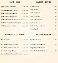 Ankur - The Coastal Bistro menu 1