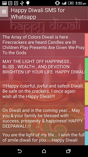 Happy Diwali SMS for Whatsapp