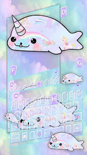 Rainbow Seal Unicorn 主題鍵盤(圖3)-速報App