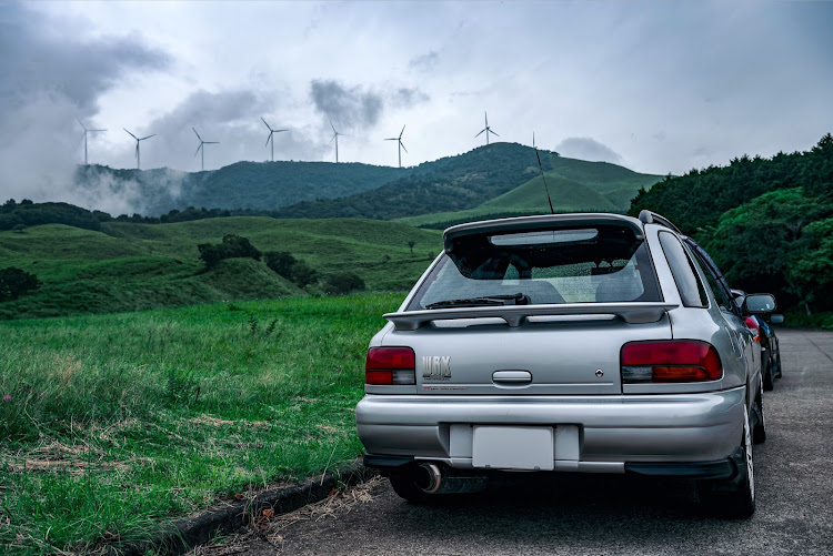 シビックのインプレッサ スポーツワゴンWRX・伊豆半島ツーリング・細野高原・雨☔・流し撮りに関するカスタム事例の投稿画像5枚目