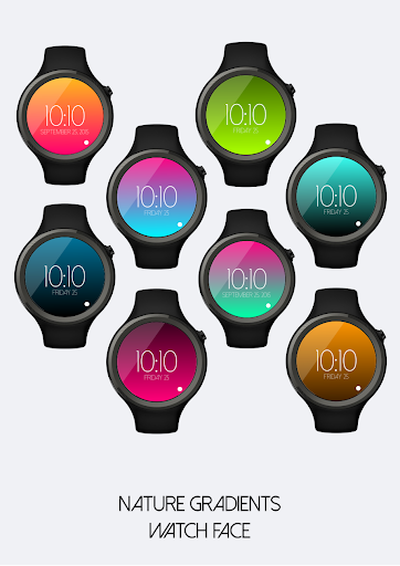 Nature Gradients Watch Face