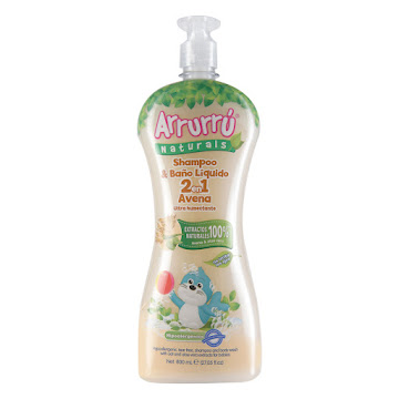 Shampoo Y Baño Líquido Arrurrú Avena 2 en 1 x 800 ml  