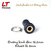 Jack Cái Audio 3.5 Mm Đồng Thau - 4 Chân